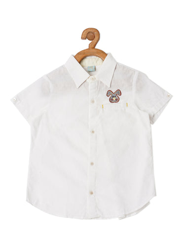 Animal Patch Casual Shirt