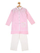 Bubble Pink Kurta Pyjama With Pee A Boo Bandi