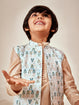 Pintucks Kurta And Paithani Pyjama With Daimond Bandi
