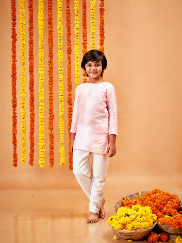 Bubble Pink Kurta Pyjama Set