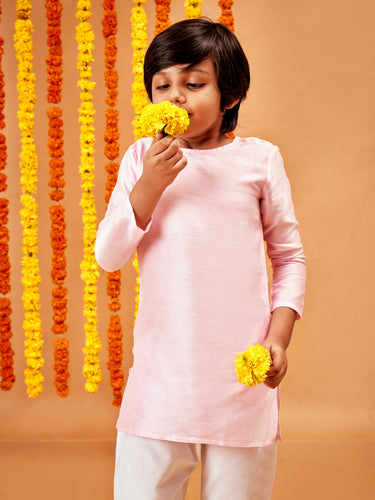 Bubble Pink Kurta Pyjama Set