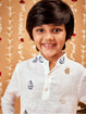 Boat Linen Shirt Kurta Set